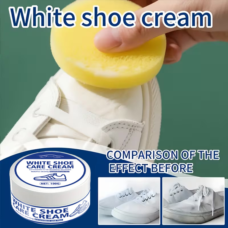 White Sneaker Care Cream with  - Sneaker Care Whitener review and price