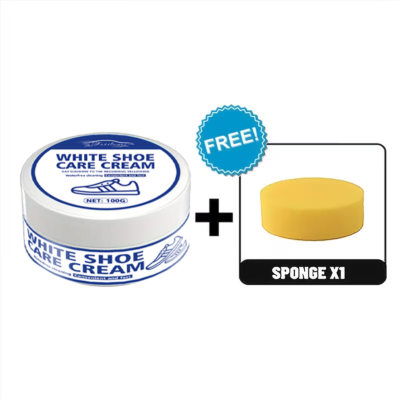 White Sneaker Care Cream with  - Sneaker Care Whitener review and price