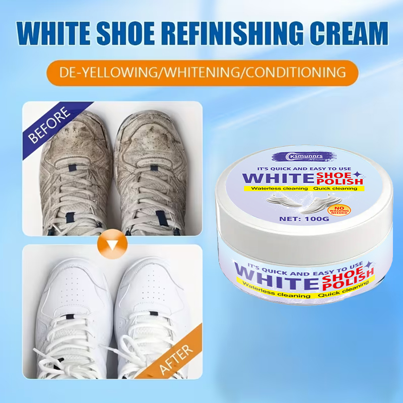 White Shoe Care Cream, Polishi - Sneaker Care Whitener review and price