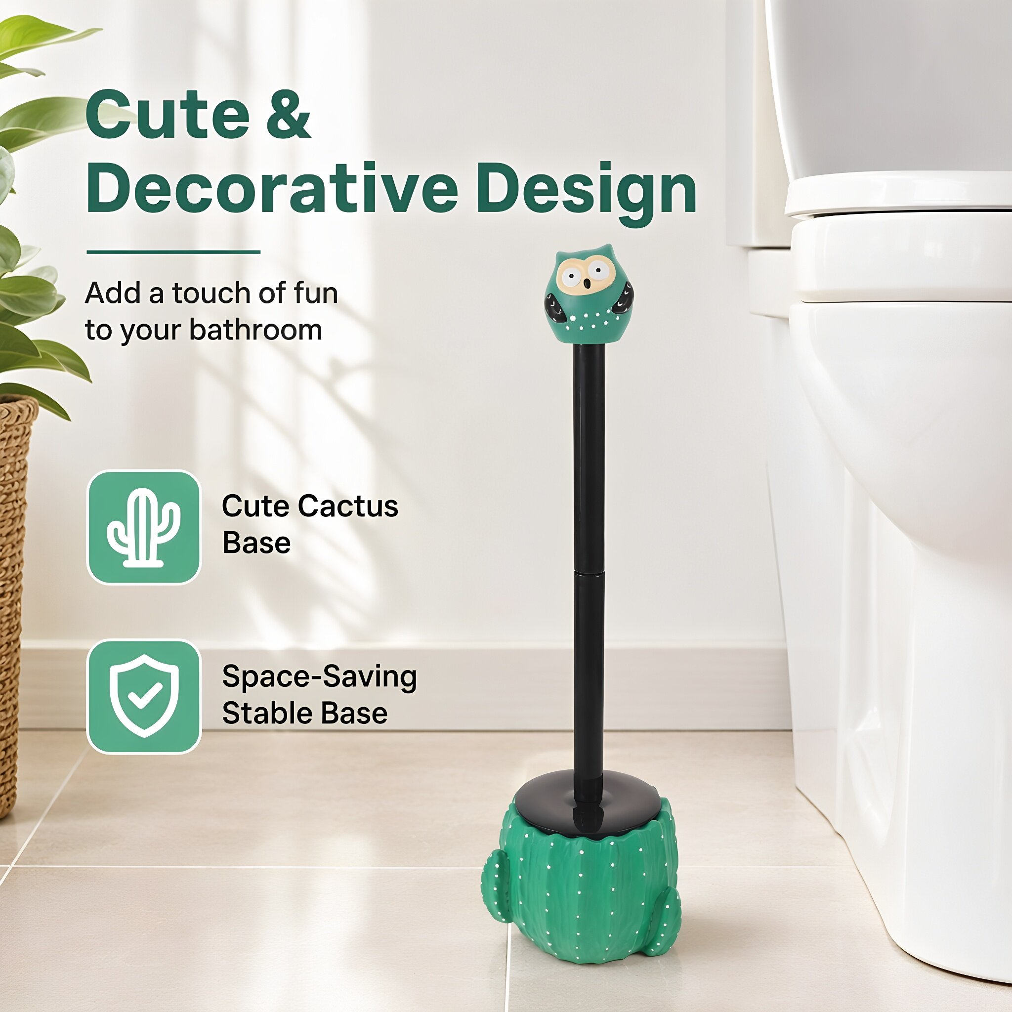 Toilet Brush Holder Set Cute C - Brush Bristle Set review and price